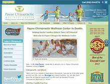 Tablet Screenshot of destin-chiropractor.com